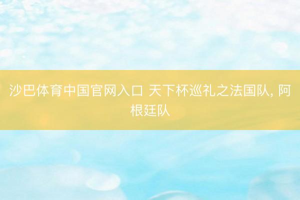 沙巴体育中国官网入口 天下杯巡礼之法国队， 阿根廷队